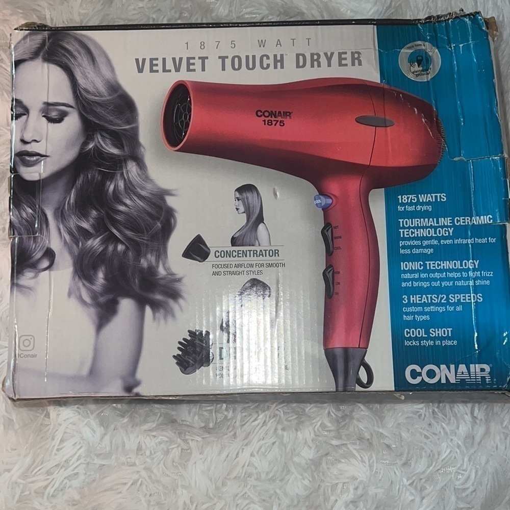CONAIR FAST DRYING - COMFORT GRIP HAIR DRYER. - Picture 2 of 3